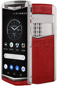 Vertu Aster P Baroque Titanium Red Lizard