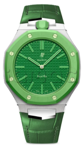 Аксессуары Golden Concept Royal Alligator для часов Swatch Royal Pop (Green)