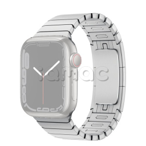 38/40мм Блочный браслет из нержавеющей стали для Apple Watch