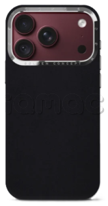 Чехол Golden Concept для iPhone 18 Pro Max, Alcantara (Black)