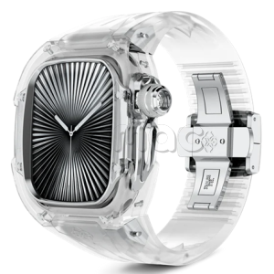 Корпус Golden Concept для Apple Watch, 46 мм, Racing Sport Edition Transparent, Crystal Steel