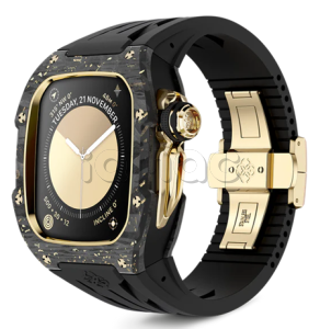Корпус Golden Concept для Apple Watch, 46 мм, Racing Sport Edition, Gold Carbon
