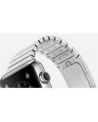 Apple Watch 42 мм, нержавеющая сталь, блочный браслет