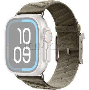 49мм Спортивный ремешок Hermes En Mer цвета Gris Titane для Apple Watch Ultra