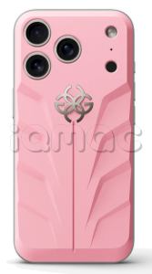 Чехол Golden Concept для iPhone 17 Pro, Magnetic Shield, Racing Sport Rubber, Miami Pink