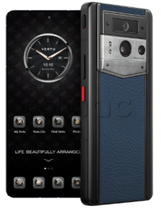 Телефон Vertu METAVERTU 2 Max, 1Tb, черный корпус (Silver), Calf Leather (Blue/Синий)