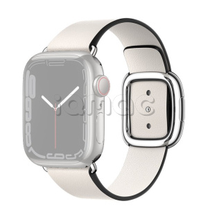 41мм S Кожаный ремешок цвета «Белый мел» с современной пряжкой (Modern Buckle)  для Apple Watch