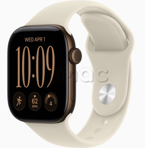 Купить Apple Watch Series 12 // 46мм GPS // Корпус из алюминия бронзового цвета, спортивный ремешок песочного цвета