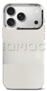 Чехол Golden Concept для iPhone 18 Pro Max, Vegan Leather (White)