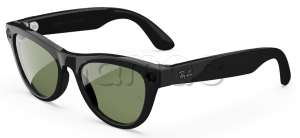 Купить Умные очки Ray-Ban  Skyler (2-gen) (Черная глянцевая оправа, зеленые линзы)