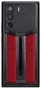 Телефон Vertu METAVERTU 5G Web3, Alligator Leather (Black Parisian Studds Flame Red/Огненно-красный)