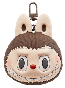 Силиконовый чехол-кошелек POP MART LABUBU Originals, Brown Silicone Earphone Bag