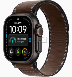 Купить Apple Watch Ultra 4 (2026) // 49мм GPS+Cellular // Корпус из черного титана, ремешок Trail Loop темно-коричневого цвета