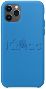 Силиконовый чехол для iPhone 11 Pro Max, цвет «синяя волна», оригинальный Apple