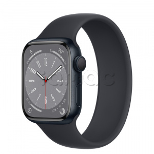 Купить Apple Watch Series 8 // 41мм GPS // Корпус из алюминия цвета "темная ночь", монобраслет цвета "темная ночь"