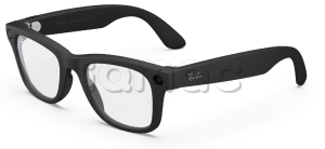 Купить Умные очки Ray-Ban  Wayfarer (2-gen) (Черная матовая оправа, прозрачные линзы)