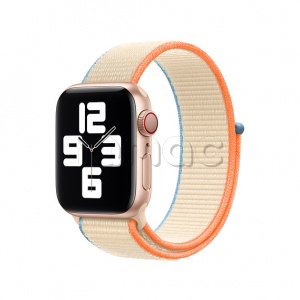 40мм Спортивный браслет кремового цвета для Apple Watch