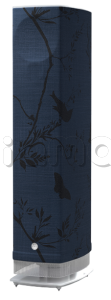Купить Linn Series 5 Speakers Timorous Beasties Collection, серебристая база (Birdbranch Blueberry)