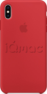 Силиконовый чехол для iPhone Xs Max, (PRODUCT)RED, оригинальный Apple