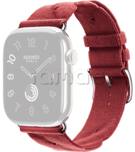 46мм Ремешок Hermès Torsade Single Tour цвета Rouge Grenat для Apple Watch