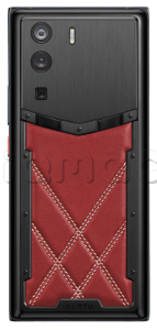 METAVERTU 5G Web3, Stitching Calf Leather, Race Track Design (Retro Red/Ретро красный)