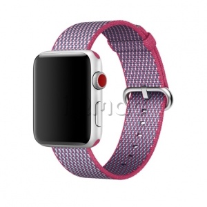 42/44мм Ремешок из плетёного нейлона цвета «лесная ягода» (сетчатый-узор) для Apple Watch
