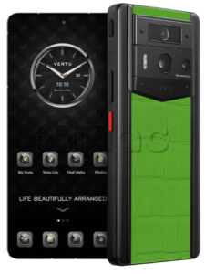 Телефон Vertu METAVERTU 2 Max, 1Tb, черный корпус, Alligator Leather (Green/Зеленый)