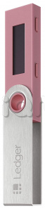 Аппаратный кошелек для криптовалют Ledger Nano S (Flamingo Pink/Розовый)
