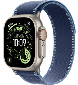 Apple Watch Ultra 3 (2025) // 49мм GPS+Cellular // Корпус из титана, ремешок Trail Loop синего цвета