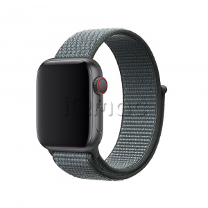 38/40мм Ремешок из плетёного нейлона цвета «грозовое небо» для Apple Watch