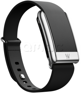 Купить Ремешок 5.0 LeatherLuxe Tapered Band | Black with Titanium (Черный с Титаном)