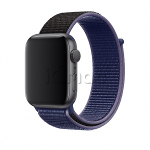 44мм Спортивный браслет тёмно-синего цвета для Apple Watch