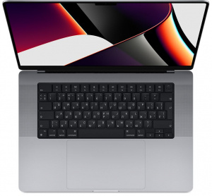 Купить MacBook Pro 16" «Серый космос» (MK1A3) + Touch ID // Чип Apple M1 Max 10-Core CPU, 32-Core GPU, 32 ГБ, 1 ТБ (Late 2021)