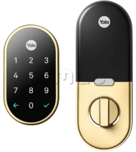 Купить Умный дверной замок Google Nest x Yale Lock, Polished Brass