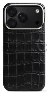 Чехол Golden Concept для iPhone 18 Pro, Alligator Edition (Black)