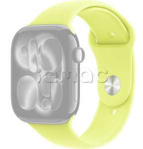 46мм Спортивный ремешок цвета "неоновый желтый" для Apple Watch