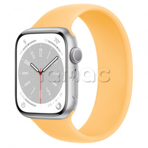 Купить Apple Watch Series 8 // 45мм GPS // Корпус из алюминия серебристого цвета, монобраслет цвета "солнечное сияние"