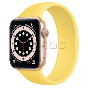 Купить Apple Watch Series 6 // 44мм GPS // Корпус из алюминия золотого цвета, монобраслет имбирного цвета