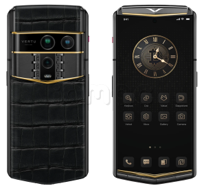 Телефон Vertu Agent Q, 27th Anniversary Limited Edition (Gold Ⅴ/Черный с золотом)
