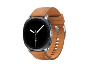 Купить  Samsung Galaxy Watch8 ( 40 мм) Wifi+LTE, корпус серый графит, гибридный ремешок светло-коричневого цвета