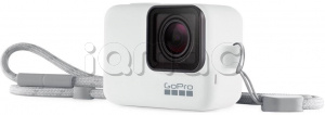 Купить Чехол + ремешок для камеры GoPro HERO5/6/7/2018 (Sleeve + Lanyard), White Hot