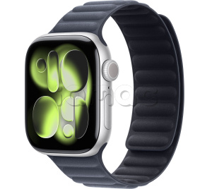 Купить Apple Watch Series 11 // 42мм GPS // Корпус из алюминия серебристого цвета, браслет цвета "морской синий", с магнитной застежкой