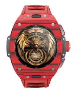 Умные часы Vertu Beyond Grand Watch 2024, Carbon Fiber (Grizzly-Red Devil/Красный)