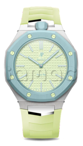 Аксессуары Golden Concept Royal Sport Edition для часов Swatch Royal Pop (BLAUE ACHT) (Салатовый и голубой ремешки)