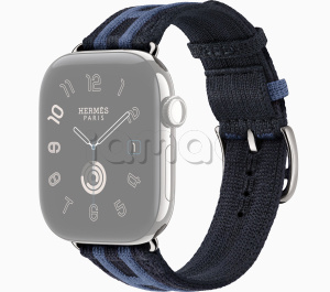42мм Ремешок Hermès Rocabar Club цвета Bleu Nuit/Bleu Brighton для Apple Watch
