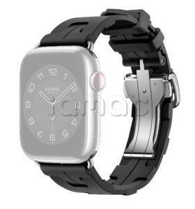 41мм Ремешок Hermès Kilim Single (Simple) Tour цвета Noir для Apple Watch