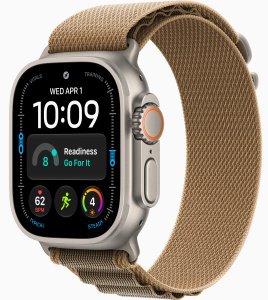 Apple Watch Ultra 4 (2026) // 49мм GPS+Cellular // Корпус из титана, ремешок Alpine Loop песочного цвета