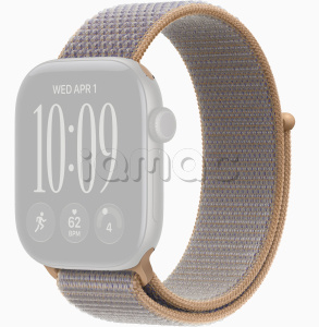 46мм Спортивный браслет серо-голубого цвета для Apple Watch