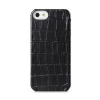 Накладка кожаная Melkco для iPhone 5C Leather Snap Cover Crocodile Print Pattern - Black