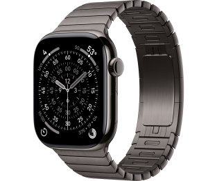 Apple Watch Series 11 // 42мм GPS+Cellular // Корпус из титана сланцевого цвета, блочный браслет сланцевого цвета